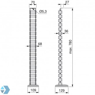 Kabelführung für den Schreibtisch