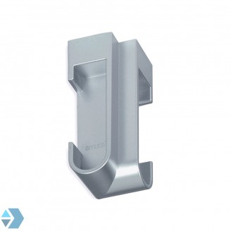 Garderobenstangen-Eckhalter silberne Regalbefestigung Garderobenstangen-Eckhalter silberne Regalbefestigung