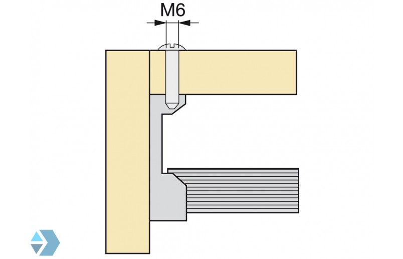 Regalhalter (Seitenwand oder unter dem Regal) - KRH311626