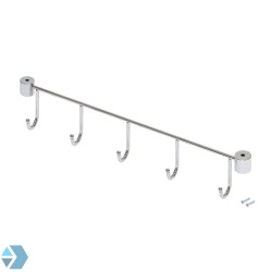 Küchengarderobe mit Regal und Wandhalterung