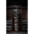 Schuhkarussell anthrazit für 36 Paar Schuhe, 360° drehbar - IT2208GR