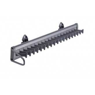 Luxuriöser Krawattenhalter ausziehbar Anthrazit  Luxuriöser Krawattenhalter ausziehbar Anthrazit