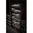 Schuhkarussell anthrazit für 36 Paar Schuhe, 360° drehbar - IT2208GR