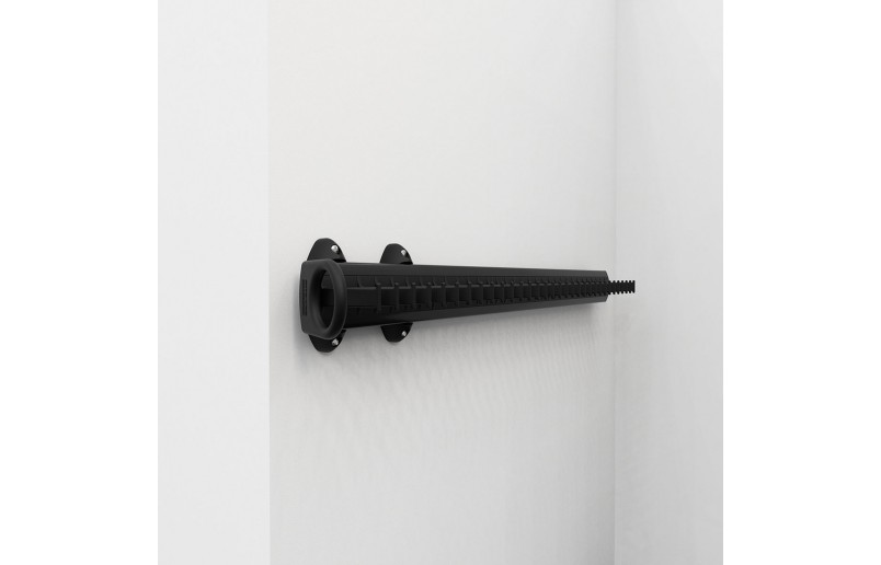 Servetto Krawattenhalter schwarz/aluminium - DU390422