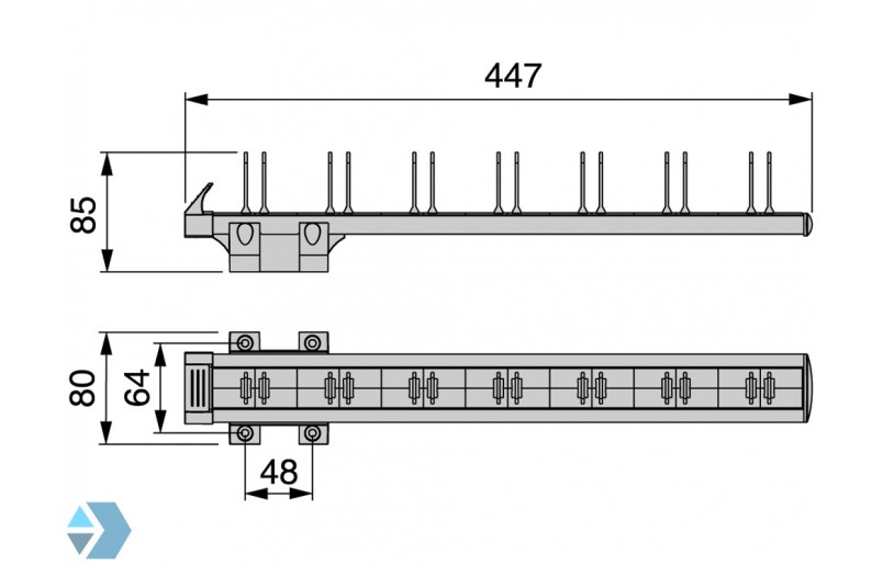 Belt holder silver - RU390962